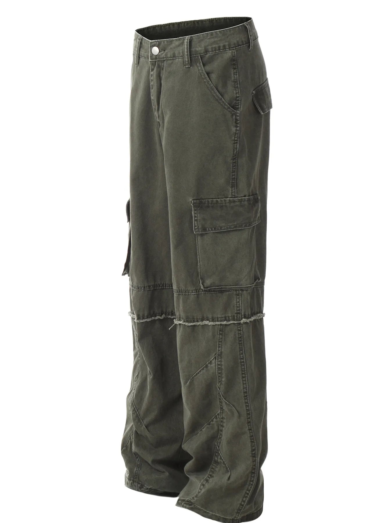 Men's Wide Leg Cargo Pants