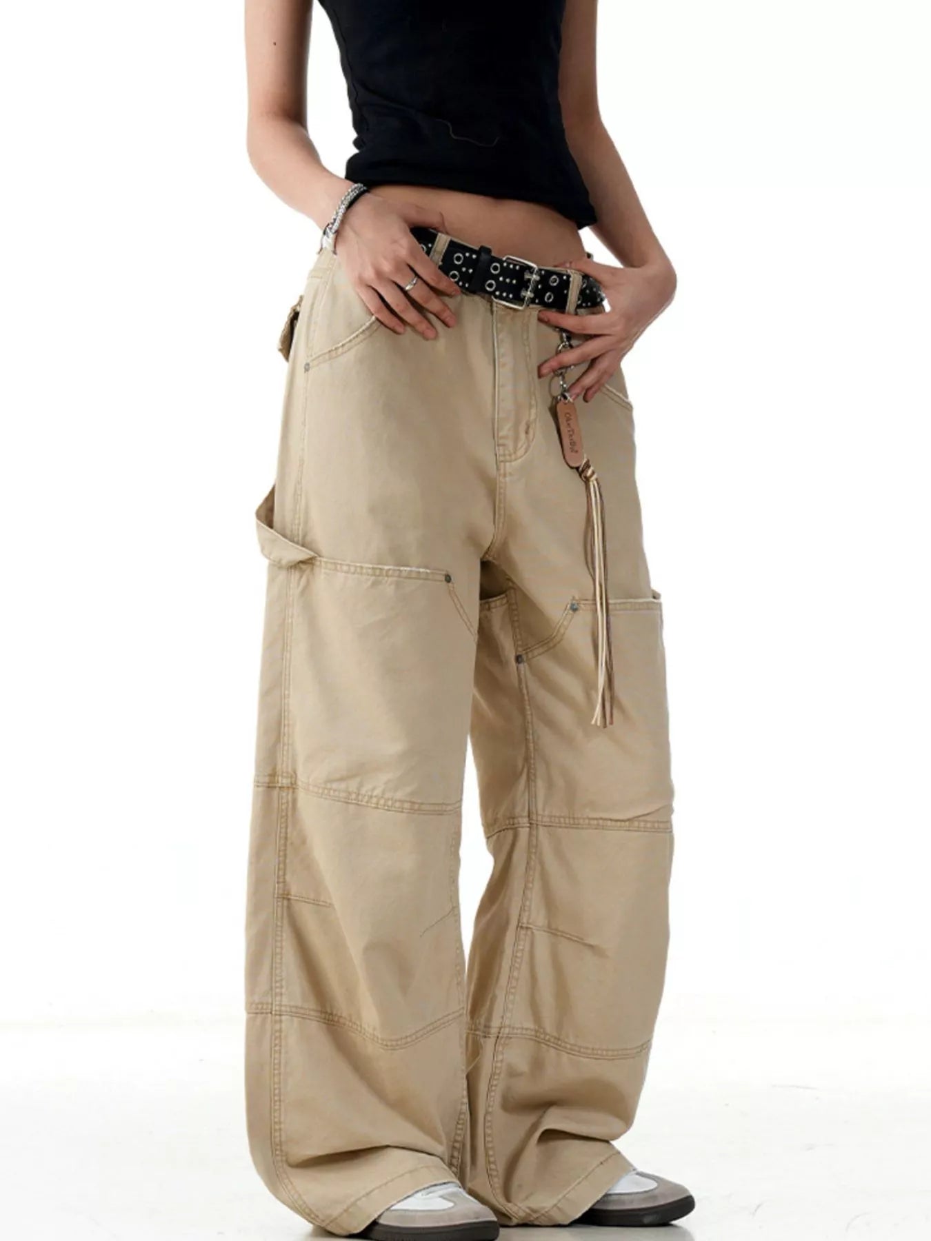 Men's Wide Leg Cargo Pants