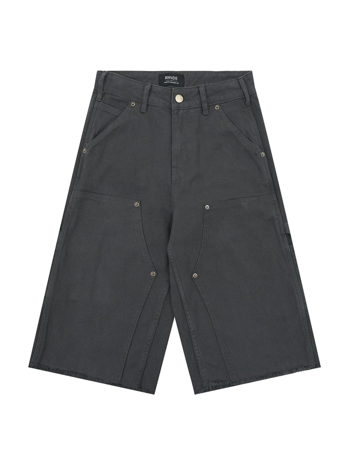 Men's Wide Leg Denim Shorts