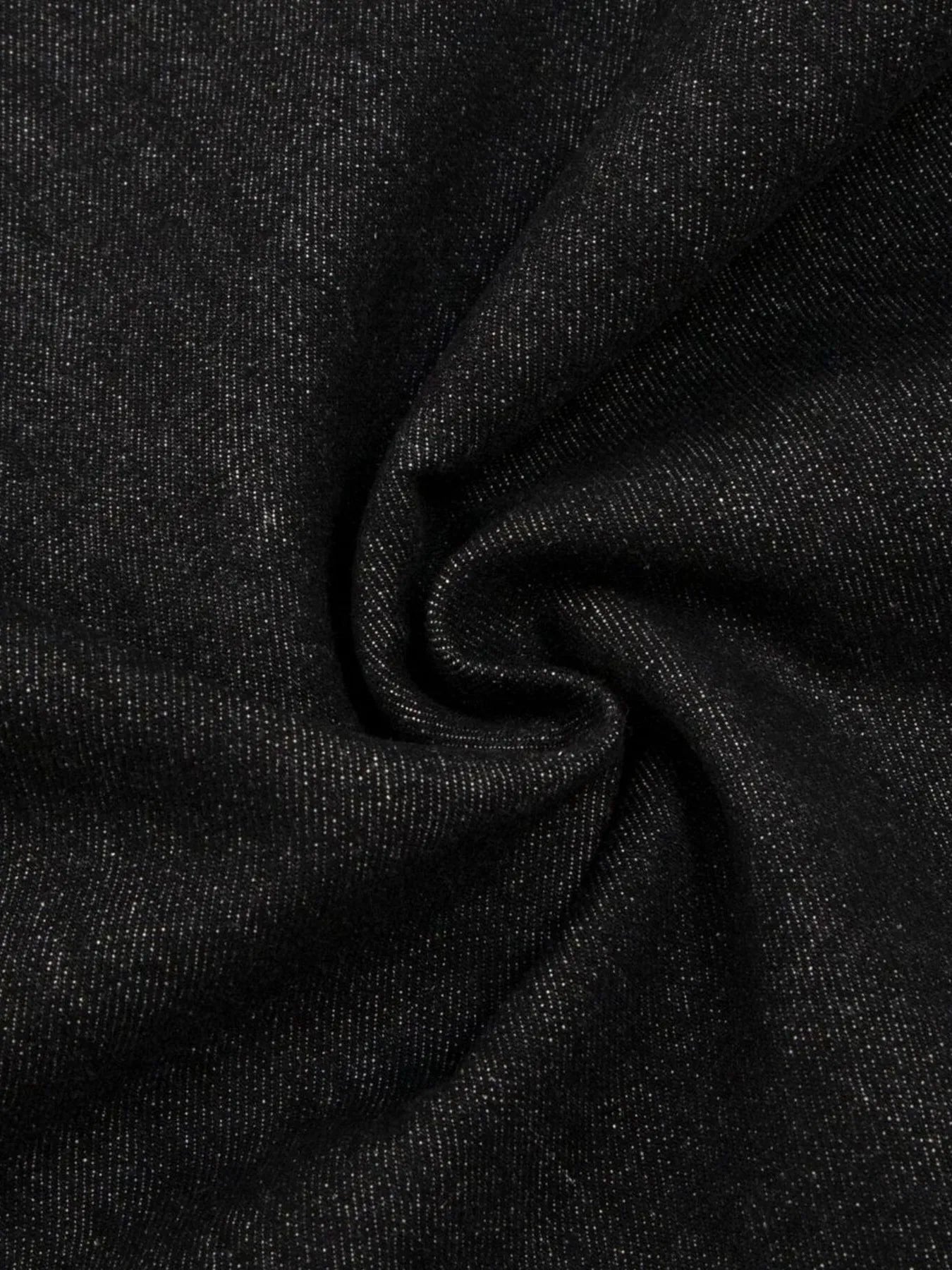 Men's Wide-Leg Denim Shorts with Pockets