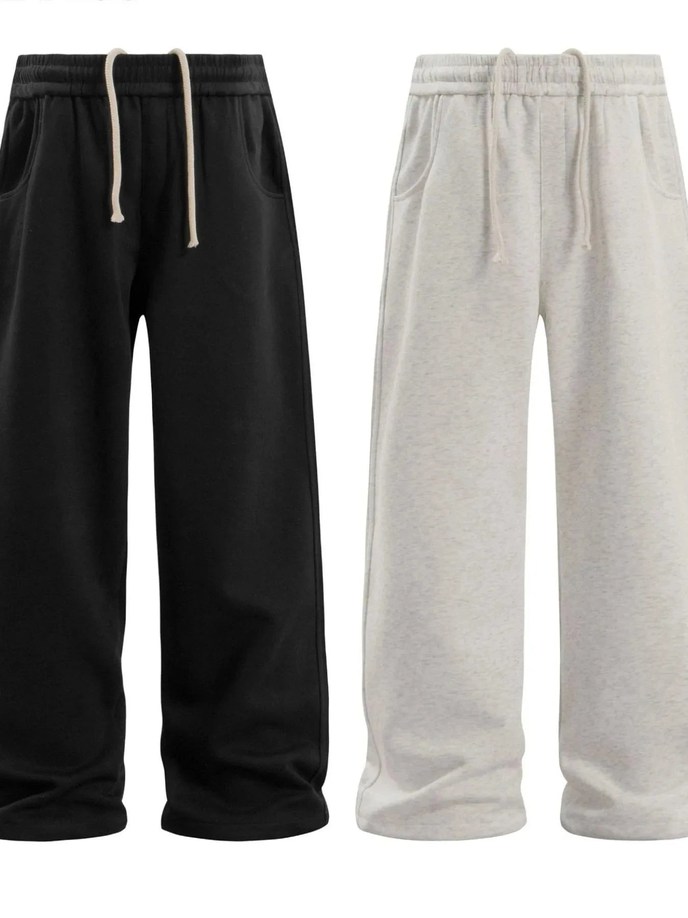 Men's Wide Leg Drawstring Casual Pants