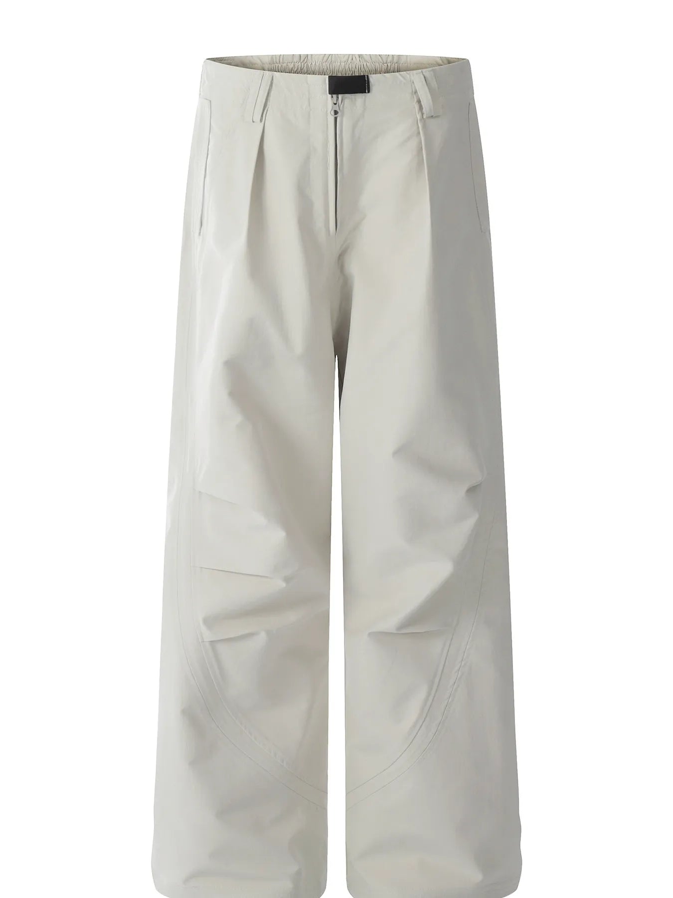Men's Wide Leg High Waist Casual Pants Apricot / S