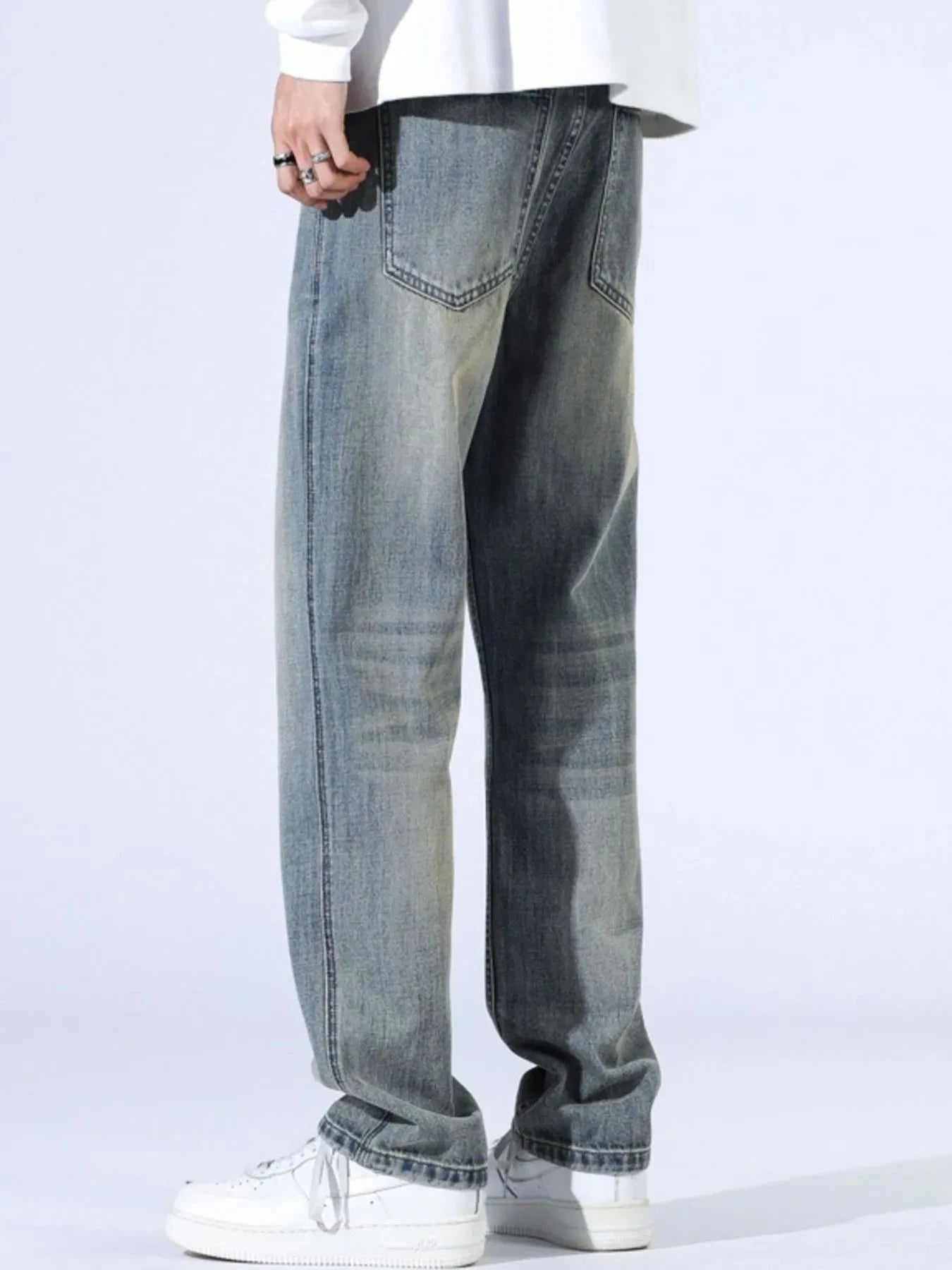 Men's Wide Leg Jeans