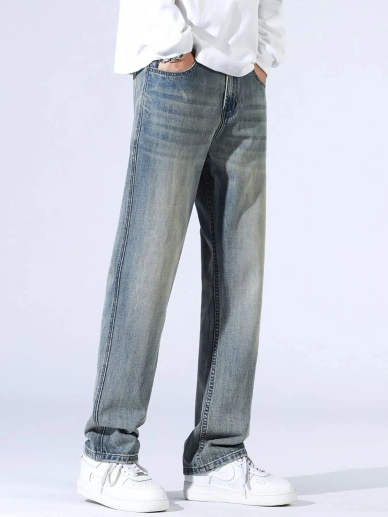 Men's Wide Leg Jeans