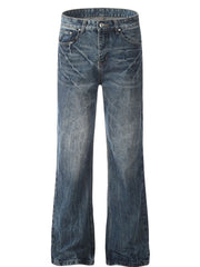 Men's Wide Leg Jeans Blue / S