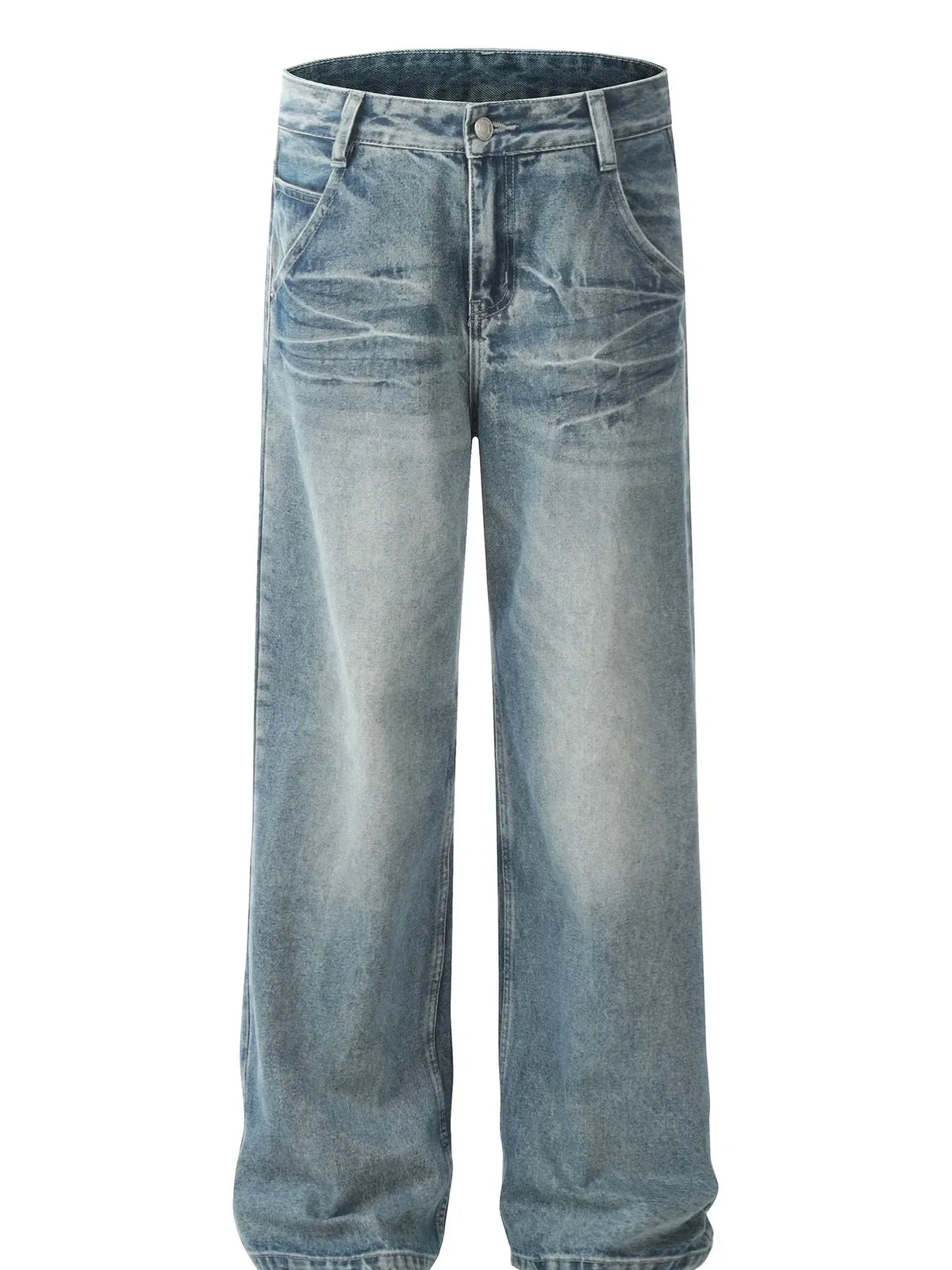 Men's Wide Leg Jeans Blue / S