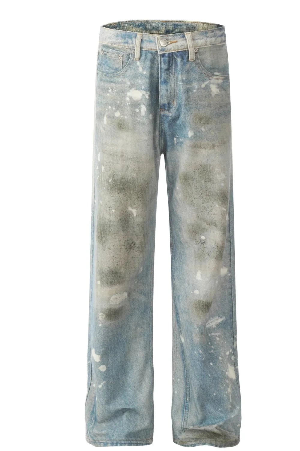 Men's Wide Leg Jeans Dirty Blue / S