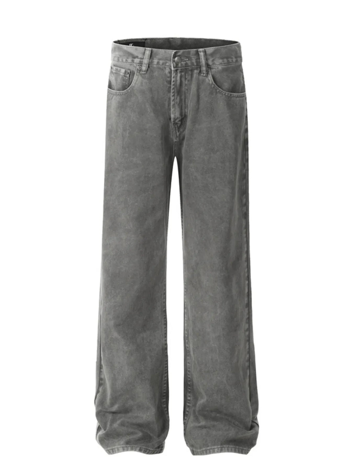 Men's Wide Leg Jeans Gray / S