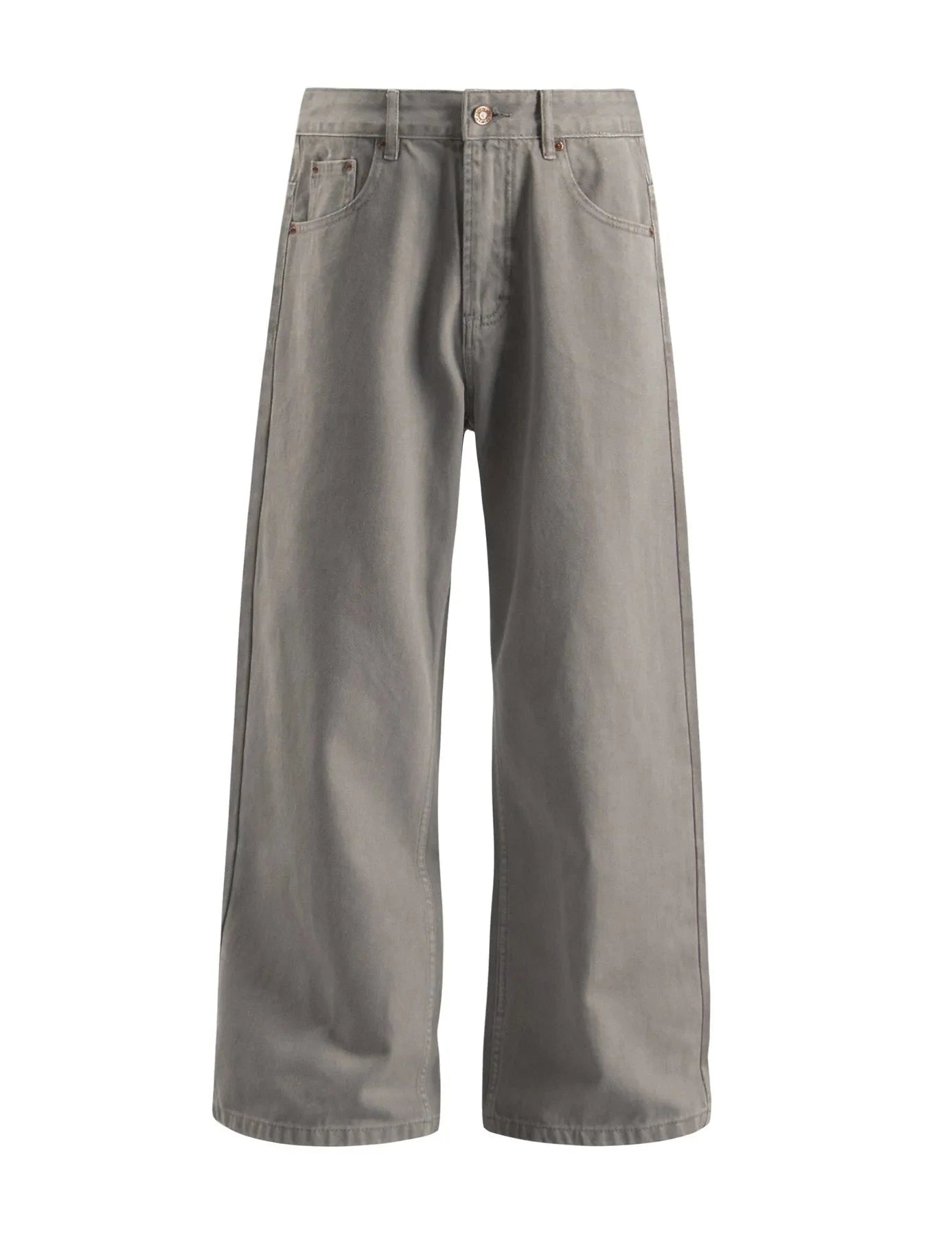 Men's Wide Leg Jeans Khaki / S