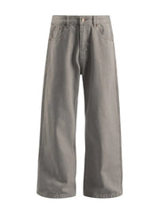 Men's Wide Leg Jeans Khaki / S