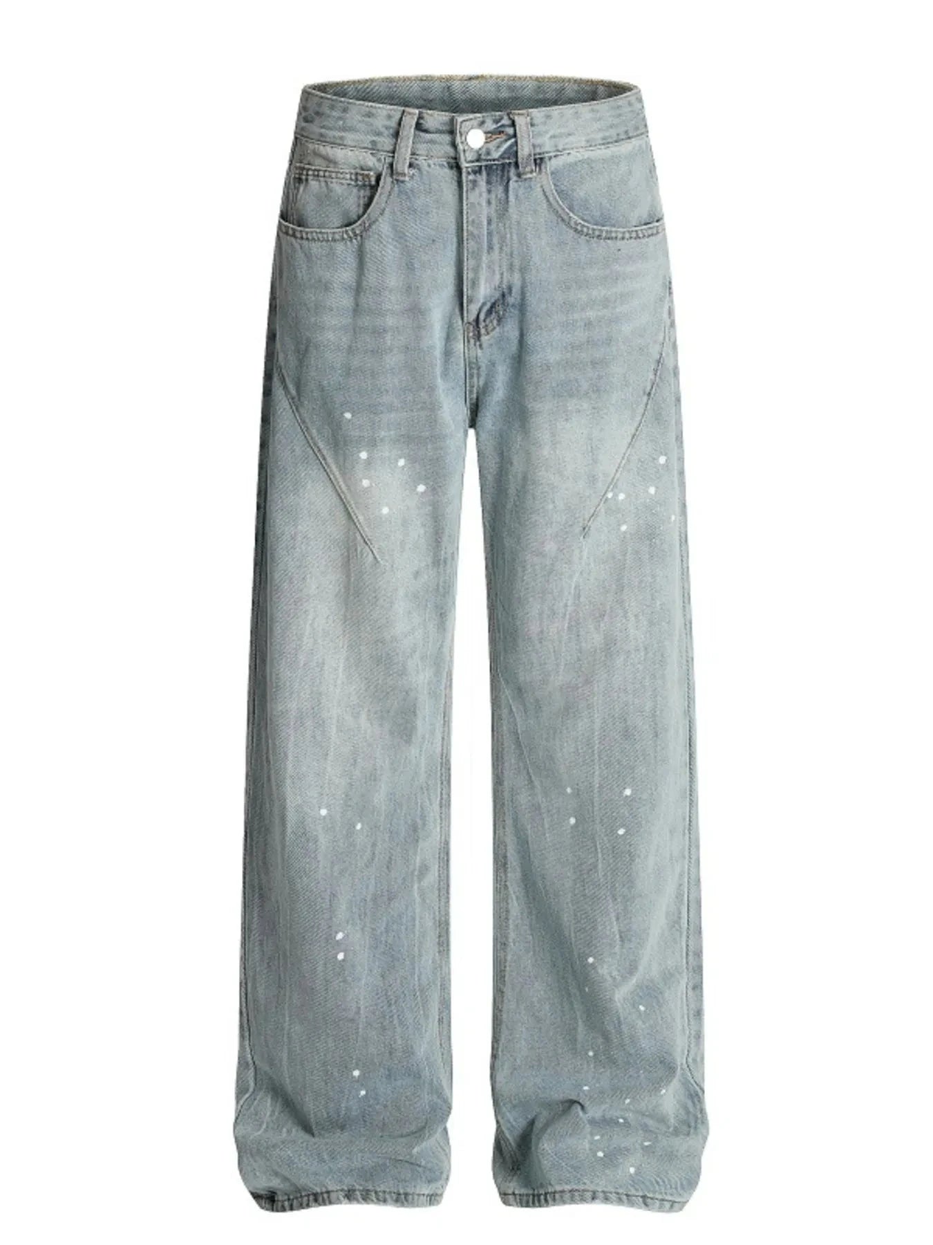 Men's Wide Leg Jeans Nostalgic Light Blue / S