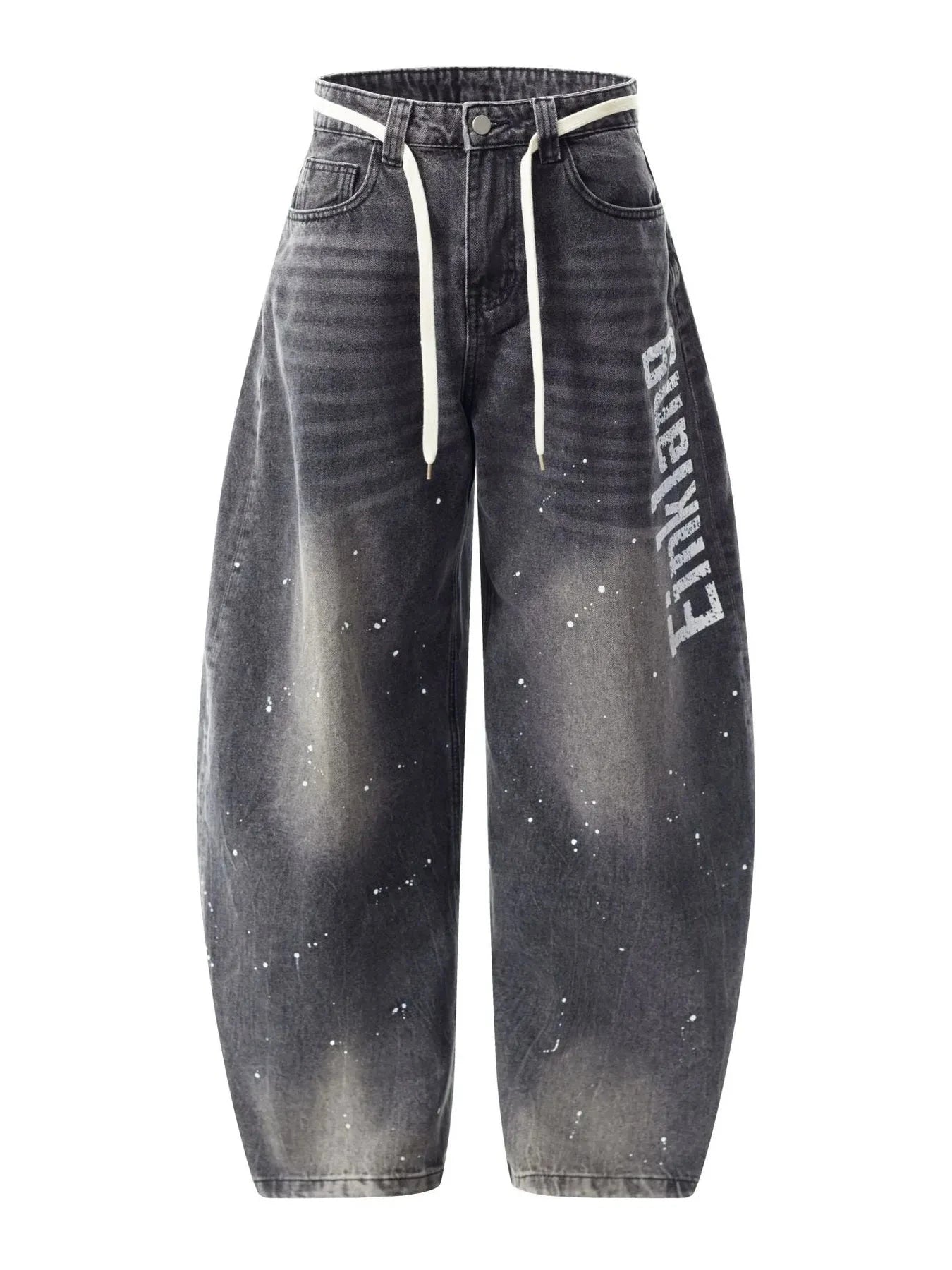 Men's Wide Leg Jeans Soot / S