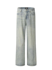 Men's Wide Leg Jeans Vintage Blue / S