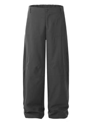 Men's Wide Leg Pants Gray / S