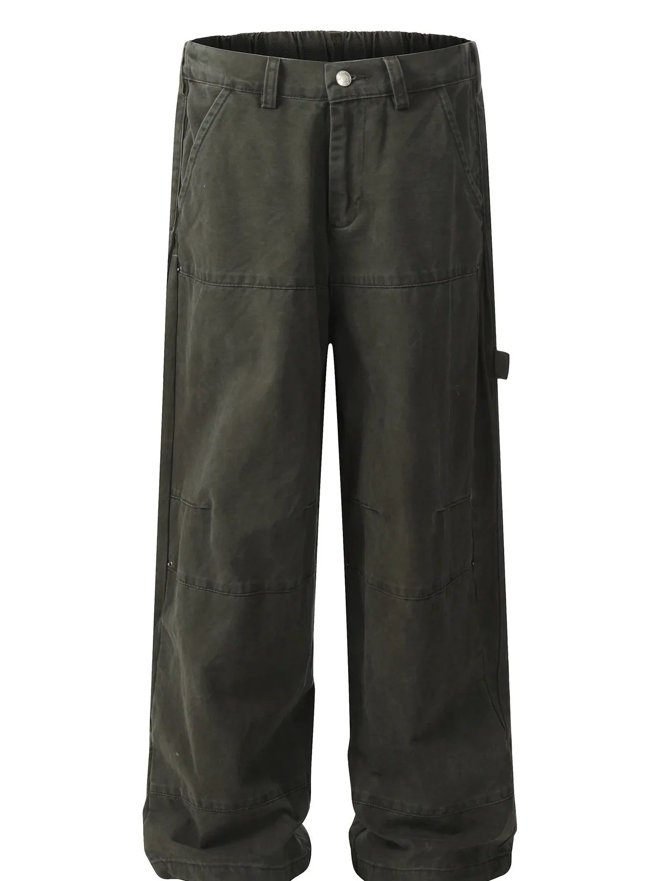 Men's Wide Leg Pants Green / XS