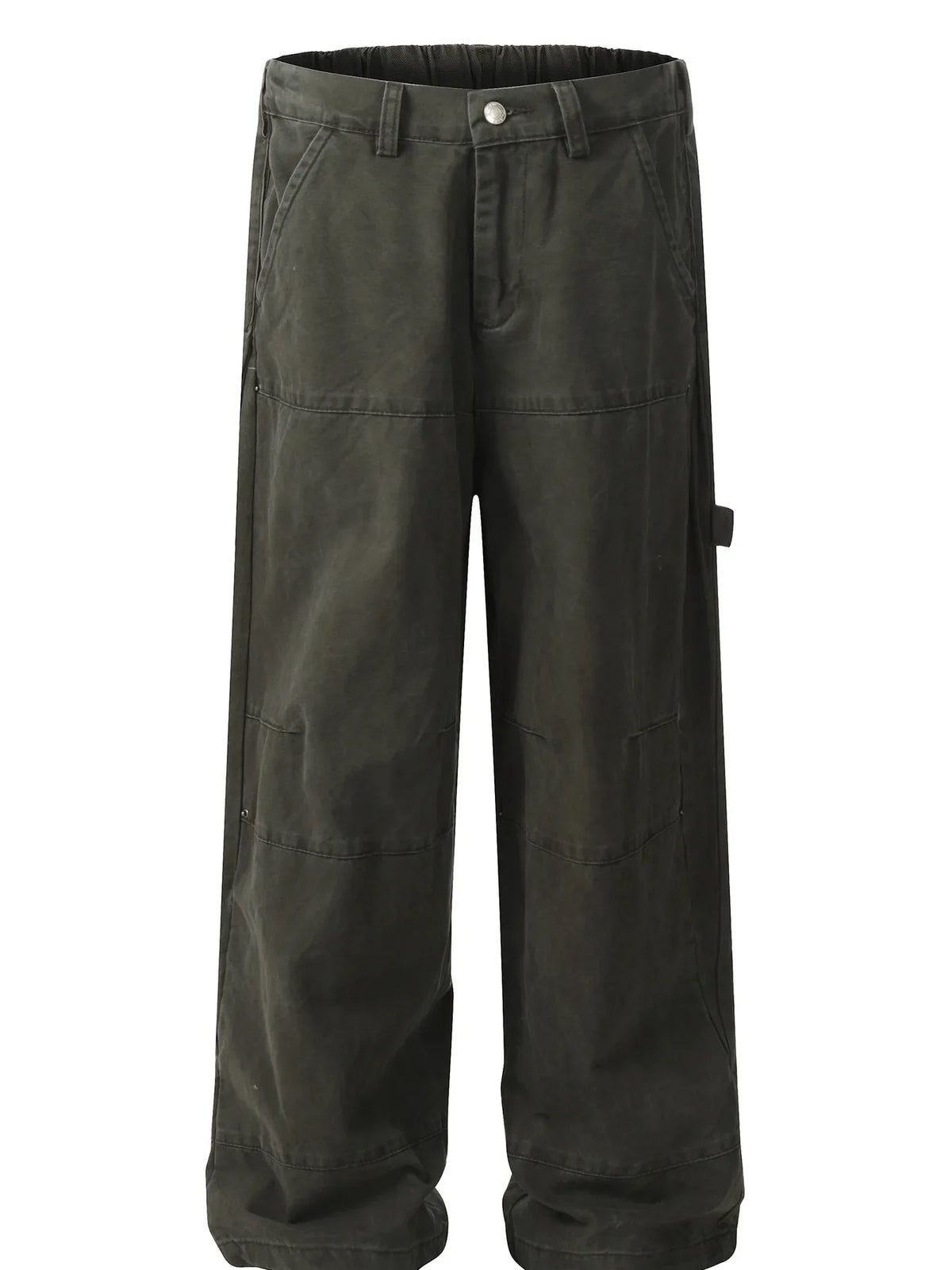 Men's Wide Leg Pants Green / XS