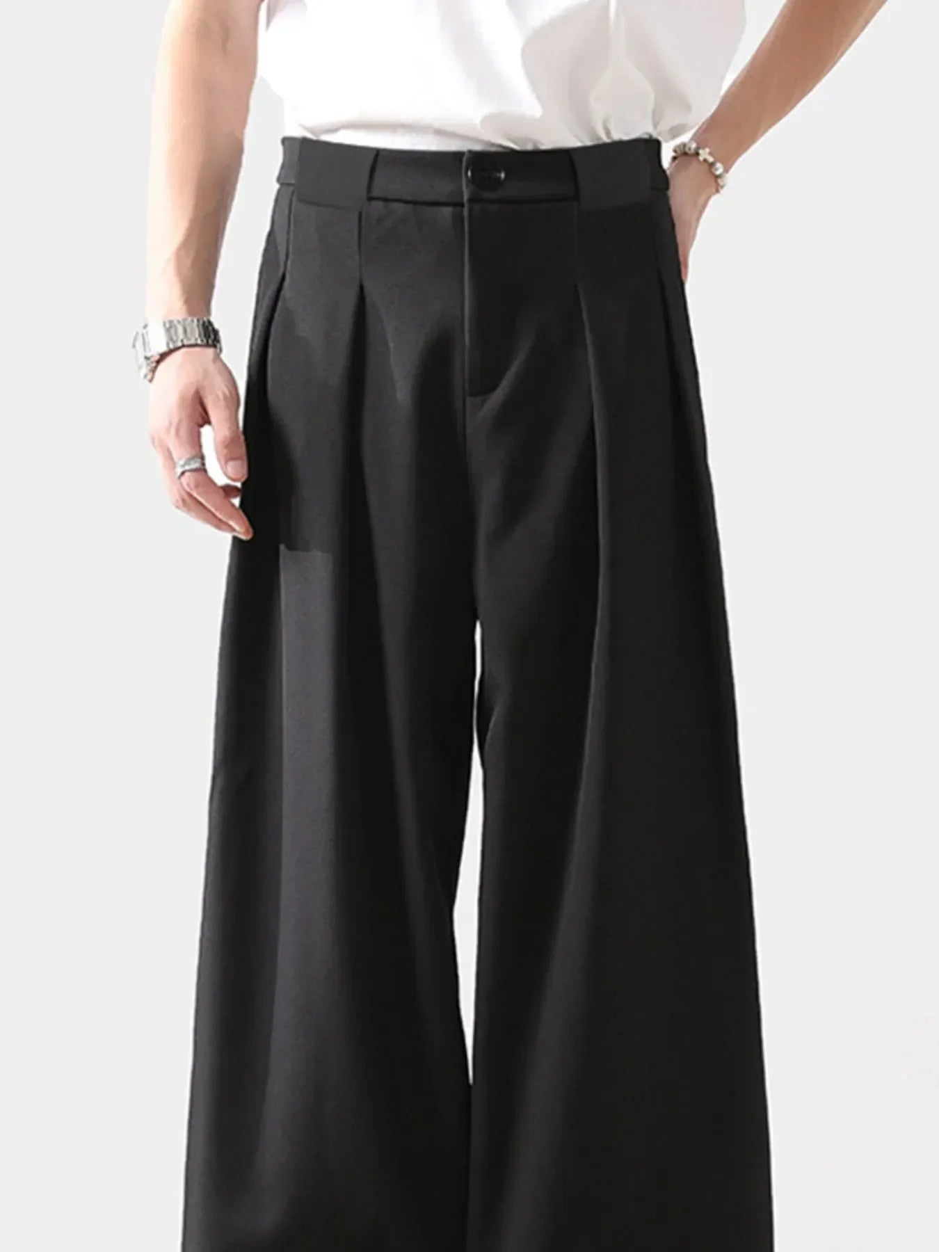 Men's Wide Leg Relaxed Fit Pants