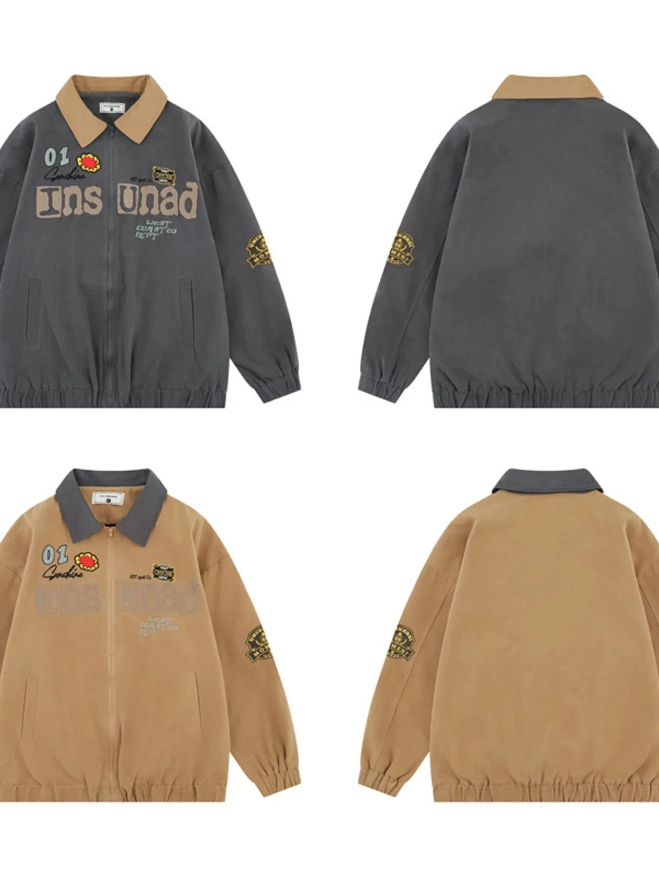 Men's Zip Up Long Sleeve Jacket