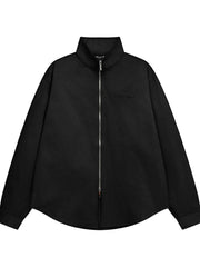 Men's Zip Up Long Sleeve Jacket Black / S
