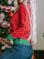Merry & Bright Christmas Round Neck Sweater