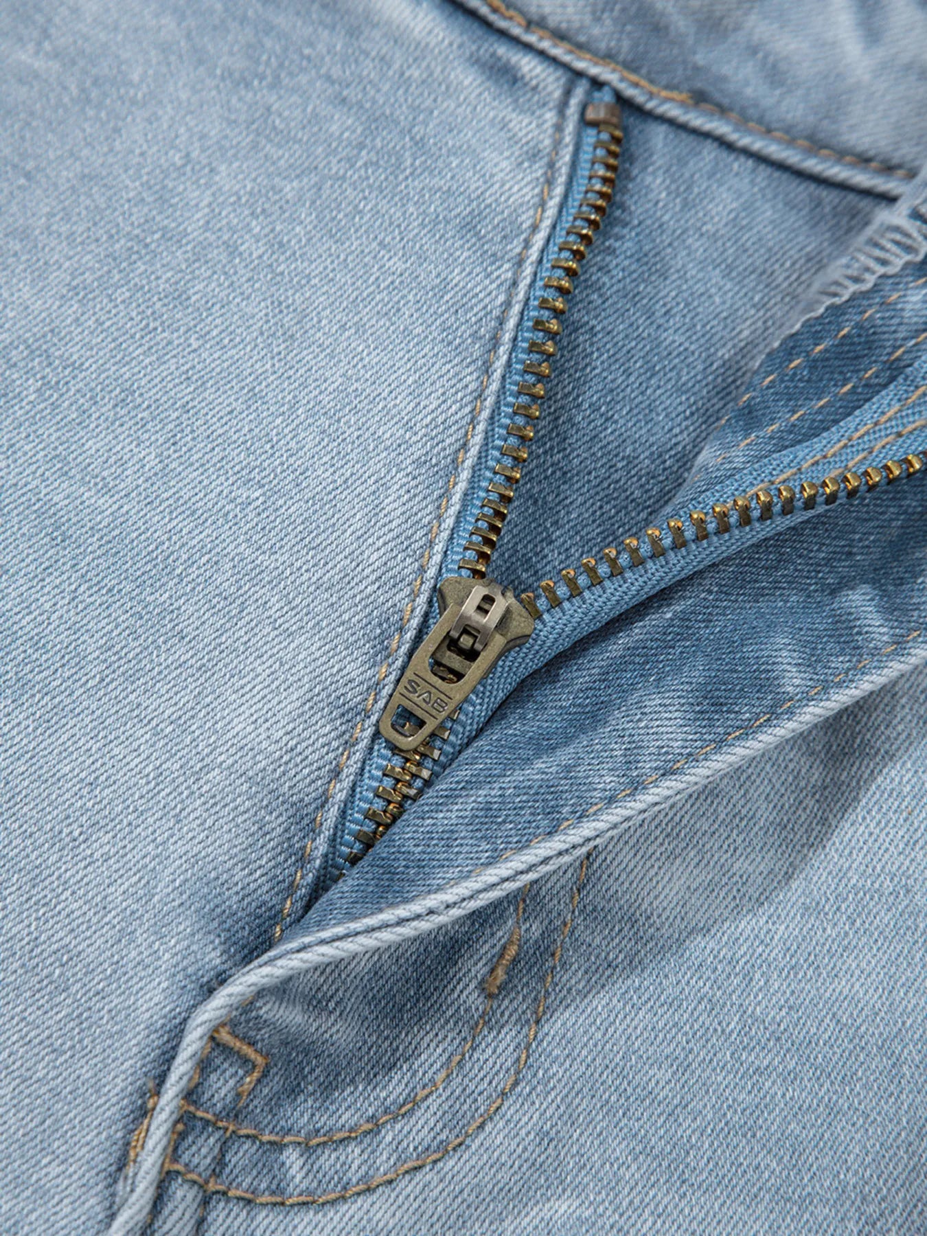 Mid Rise Ankle-Length Distressed Skinny Jeans