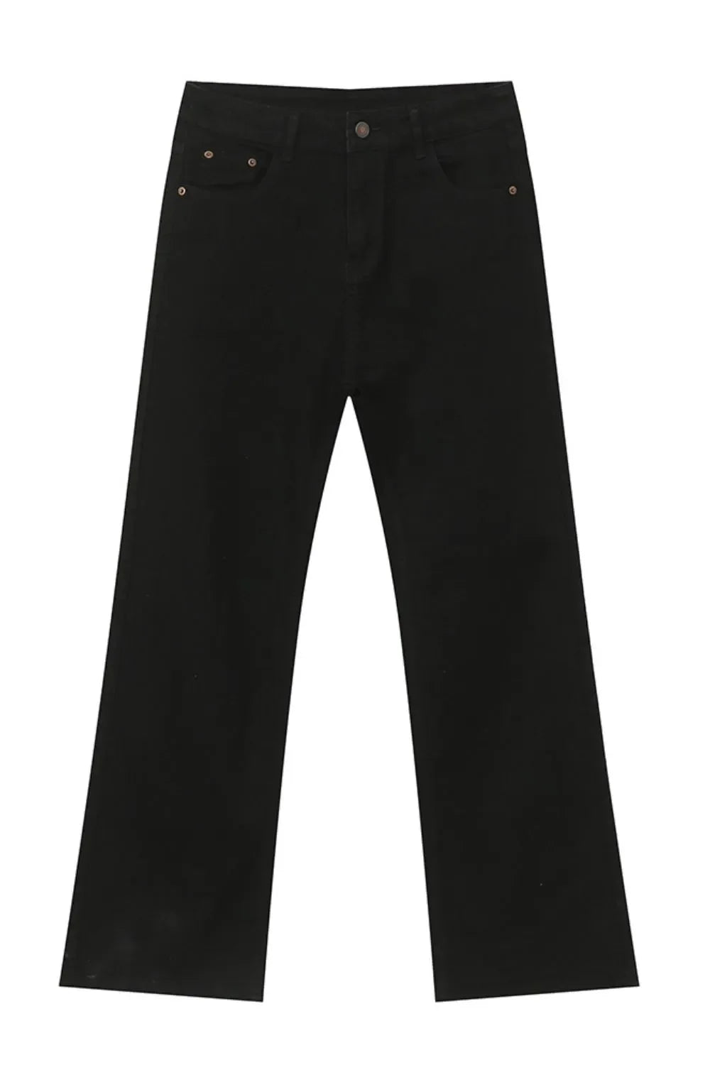 Mid Rise Jeans with Pockets Black / S