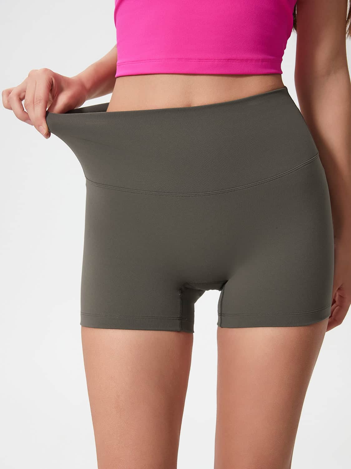 Millennia High Waist Active Shorts Deep Dark Green / 8