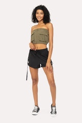 MONO B Flexstrap Ripstop Drawstring Shorts