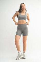 MONO B Venice Cloud Light Sculpt Biker Shorts