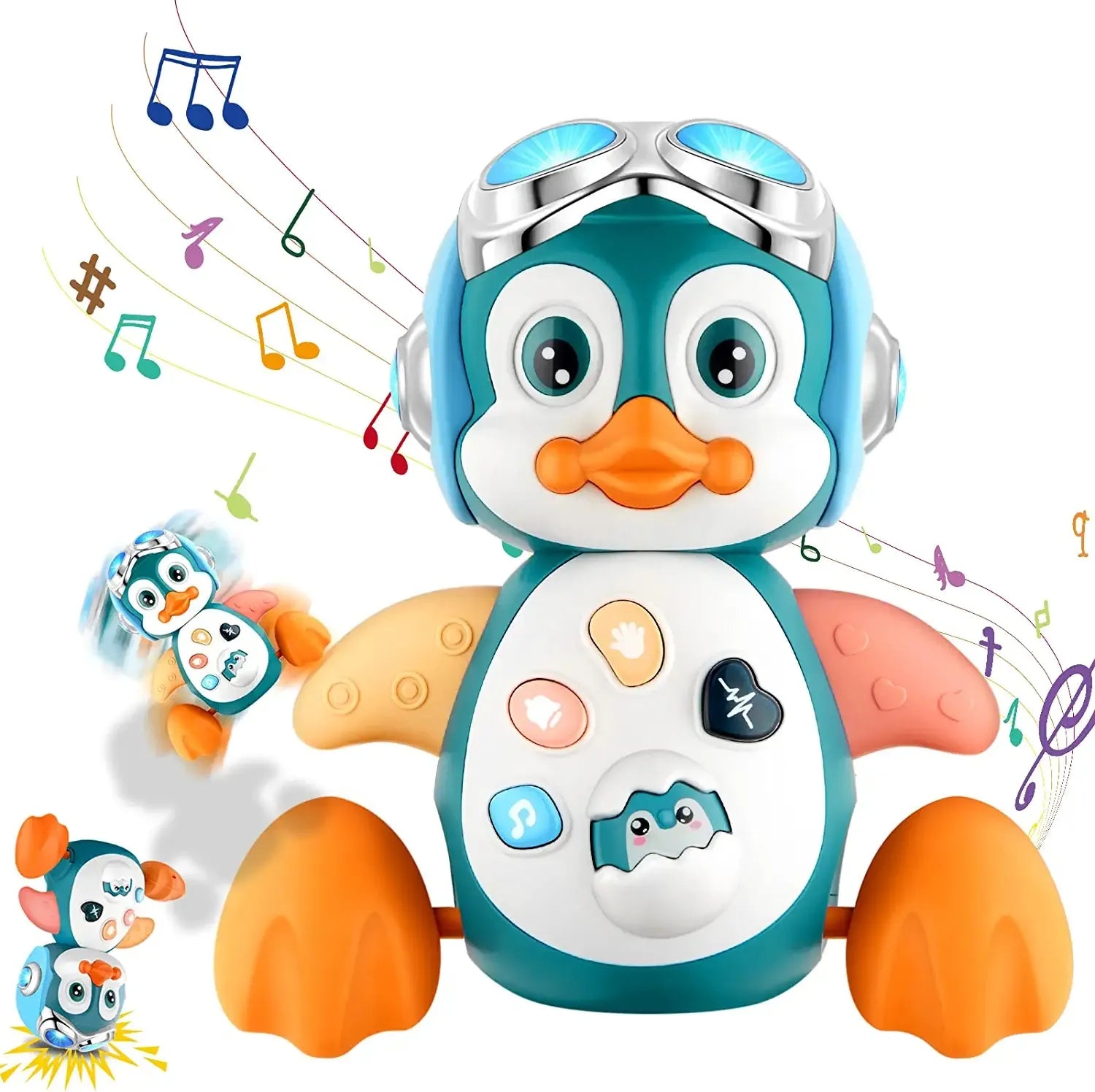 Musical Penguin Baby Crawling Toys 1pcs