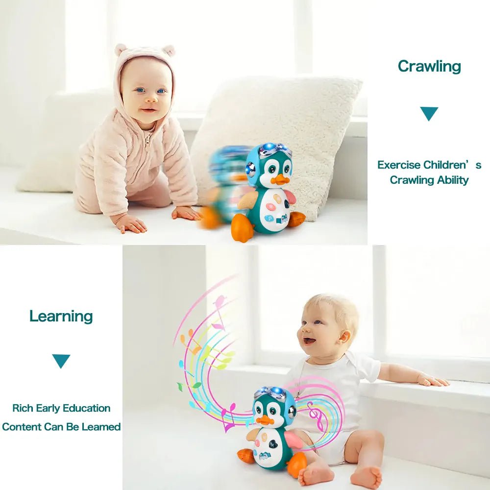 Musical Penguin Baby Crawling Toys 1pcs