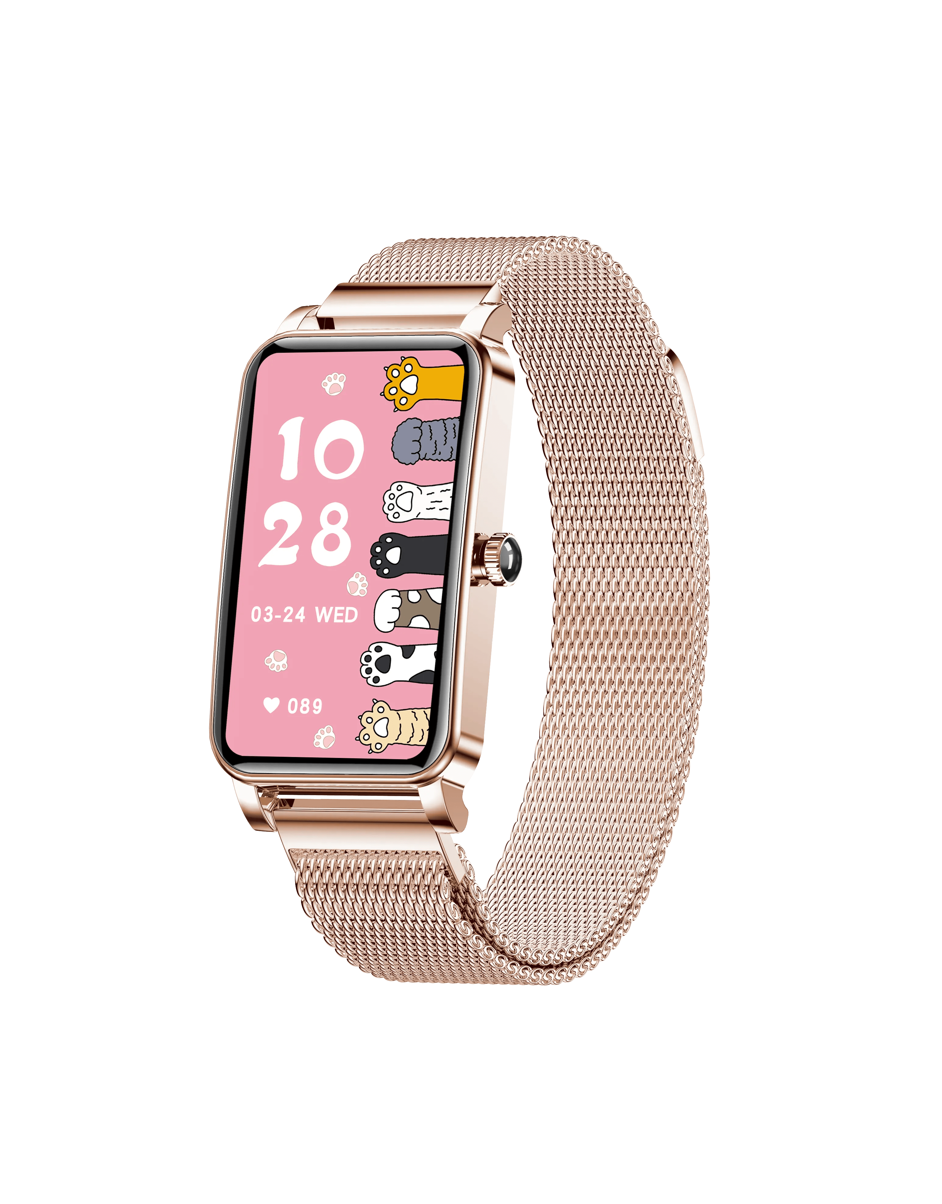New Smart Watch for Ladies Mesh Belt Gold / China