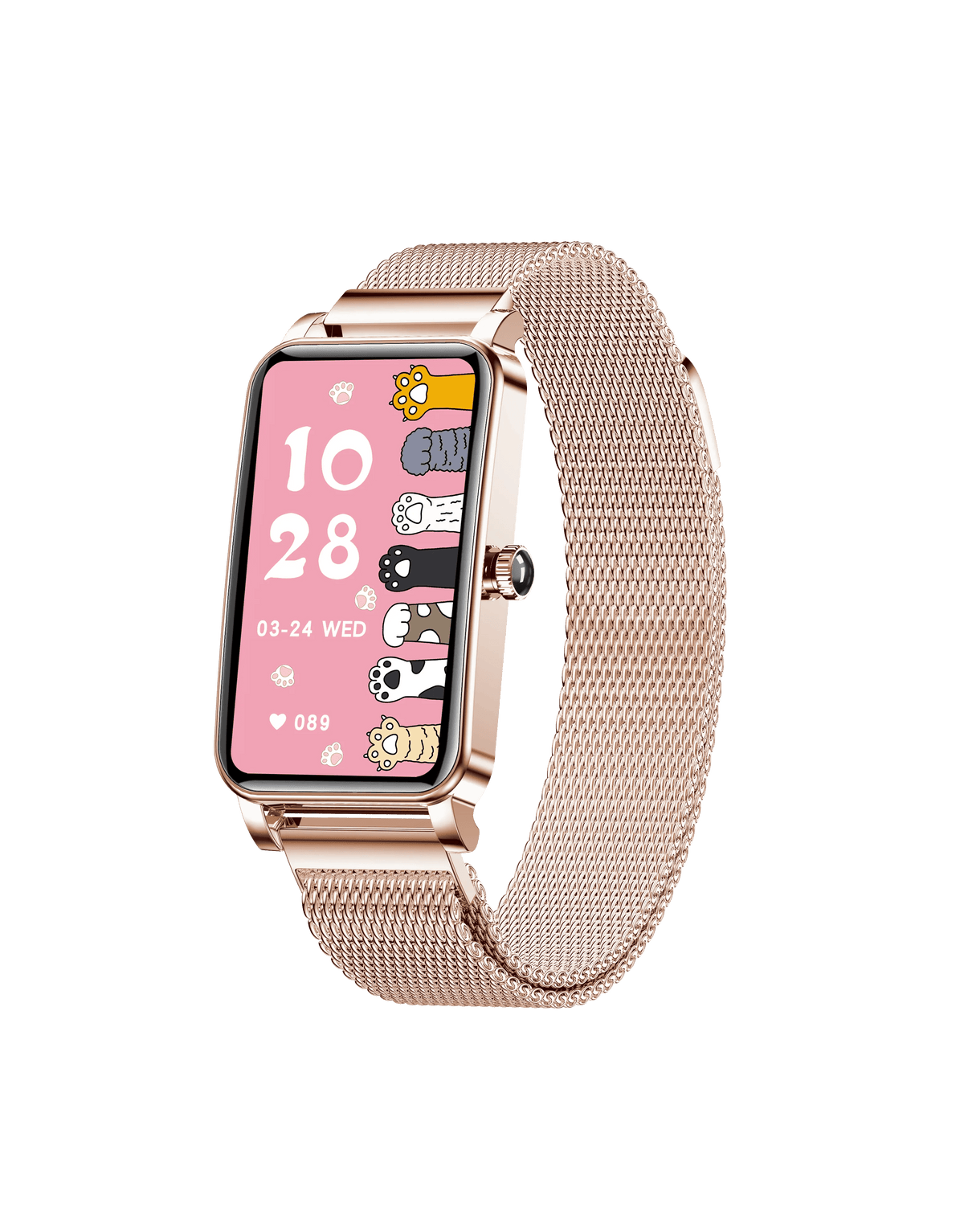 New Smart Watch for Ladies Mesh Belt Gold / China
