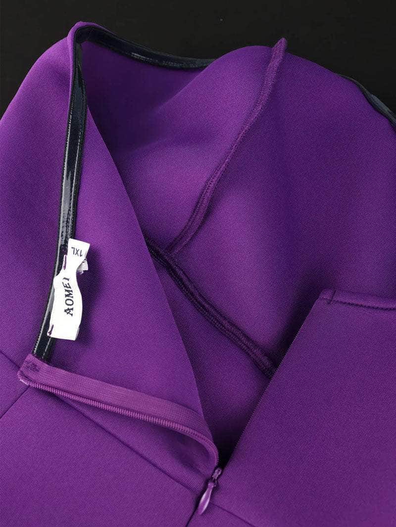 One Shoulder Large Bow Detail Bodycon Dress