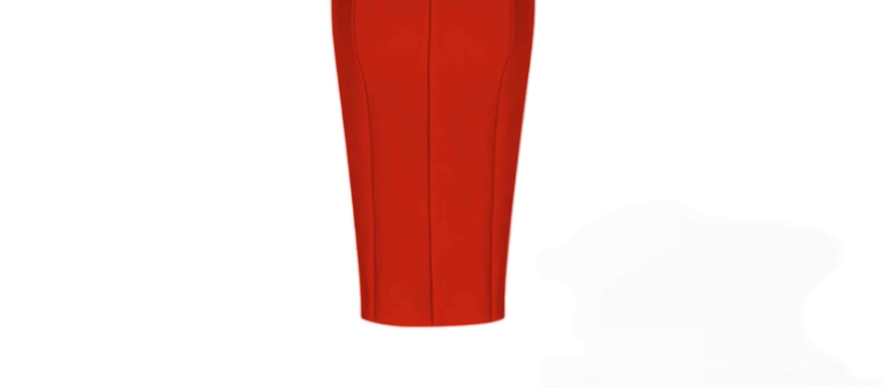 One-Strap Ruffle Detail Cocktail Split Dress