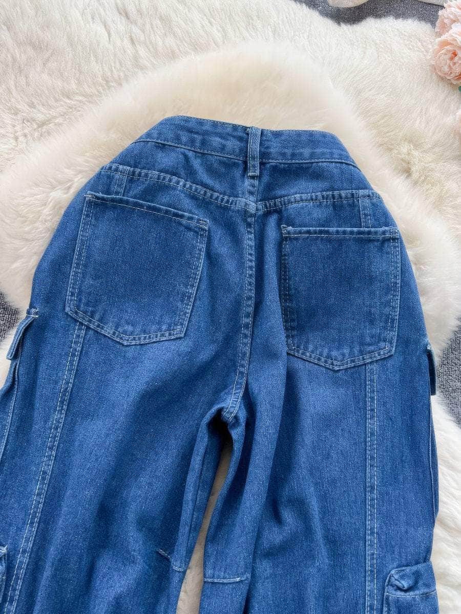 Oversized Wide Leg Cargo Pants