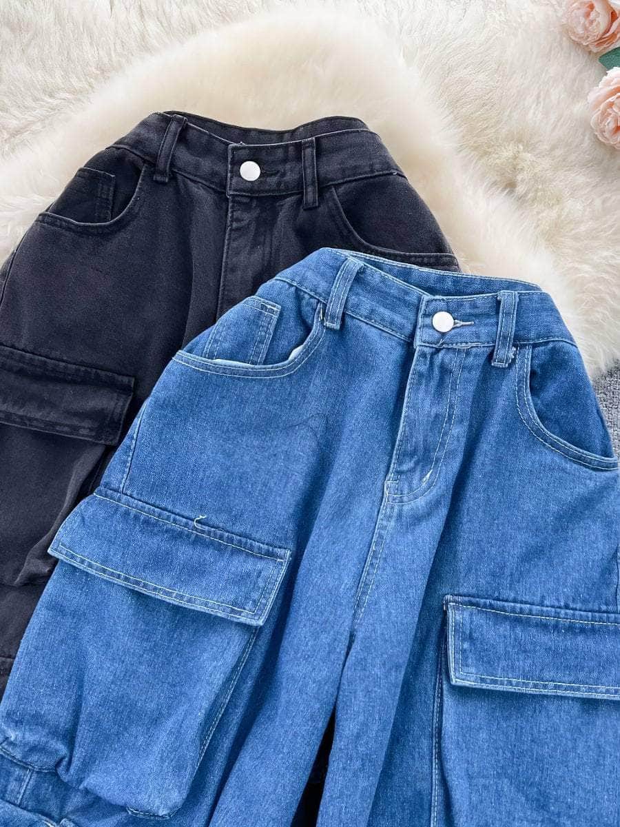 Oversized Wide Leg Cargo Pants