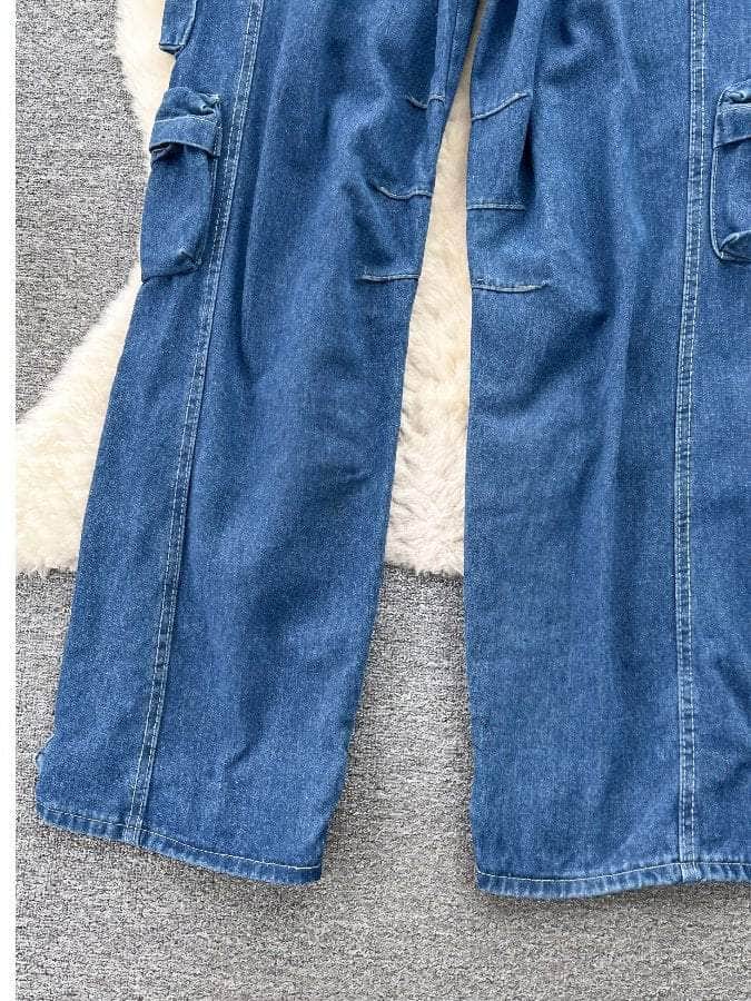 Oversized Wide Leg Cargo Pants