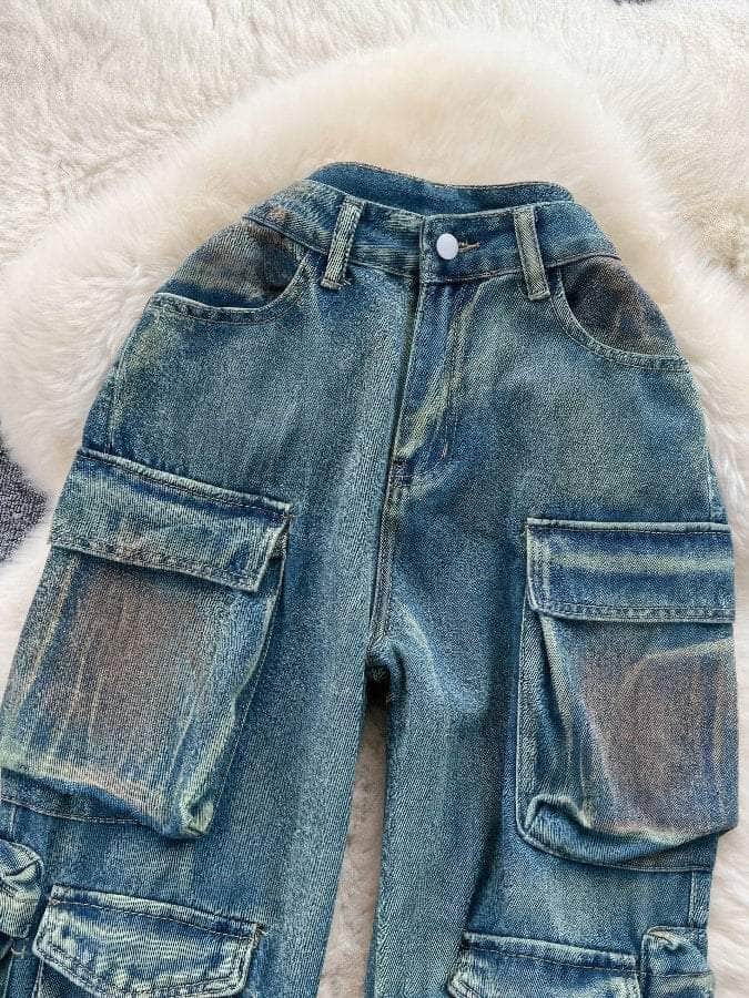 Oversized Wide Leg Cargo Pants