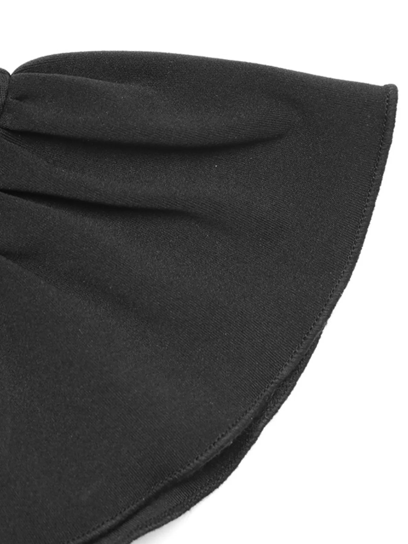 Pearl Detail Ruffled Cap Sleeve Jumpsuit