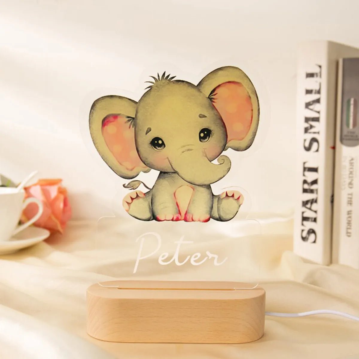 Personalized Animal-Themed Night Light for Kids