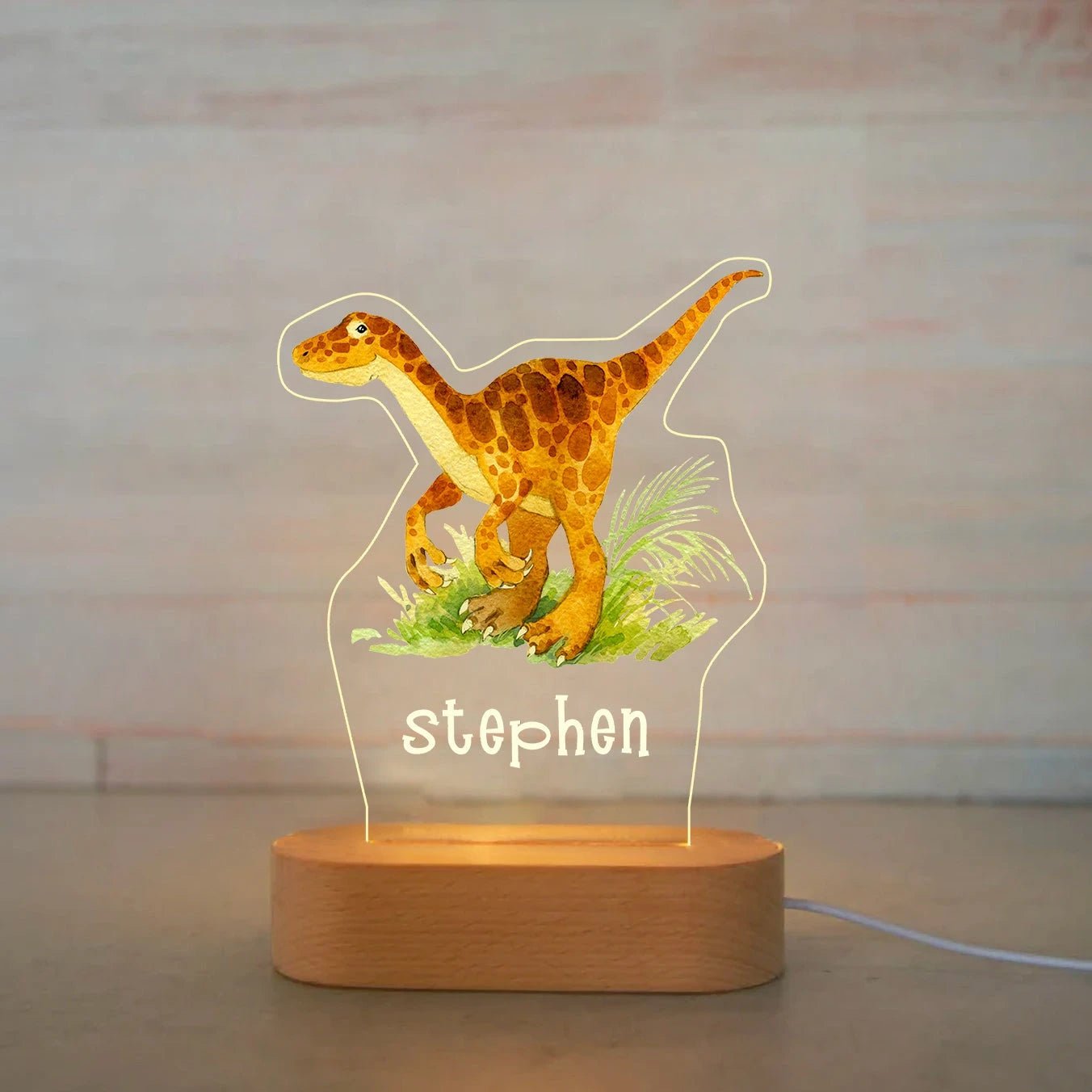 Personalized Animal-Themed Night Light for Kids