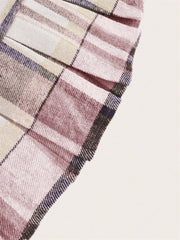 Pleated Plaid Mini Skirt