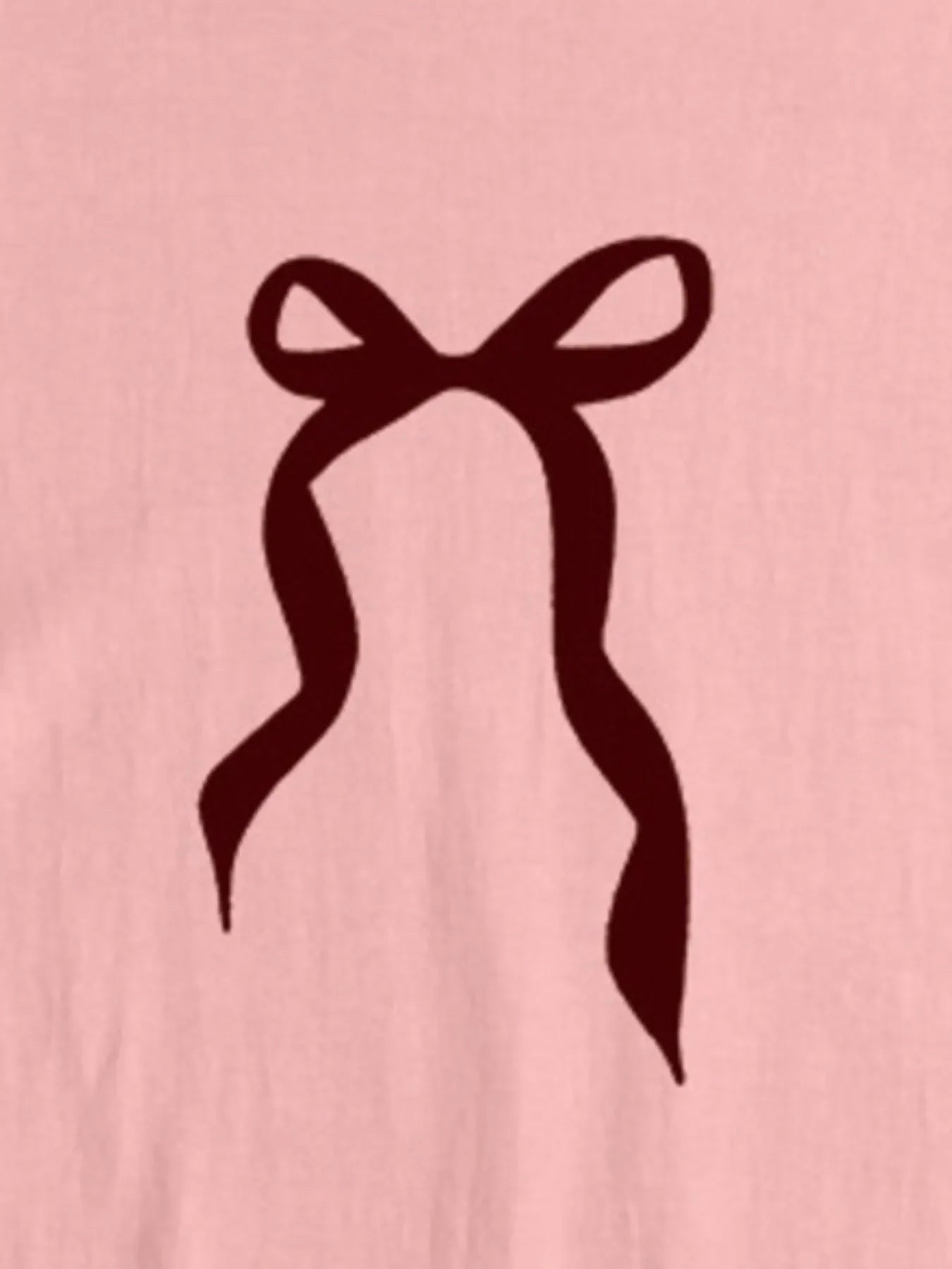 Plus Size Bow Round Neck Short Sleeve T-Shirt