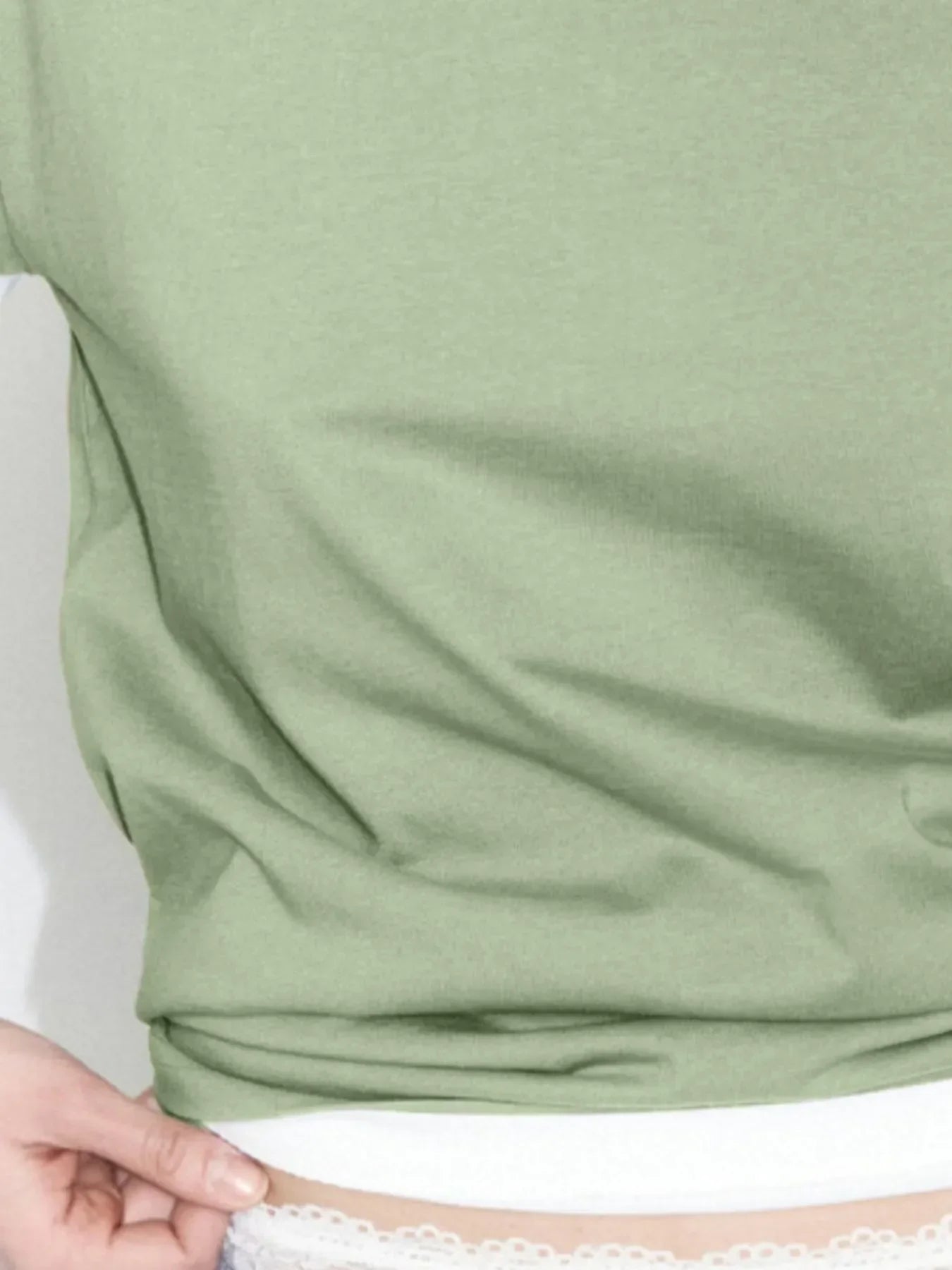 Plus Size Oversized Round Neck Short Sleeve T-Shirt