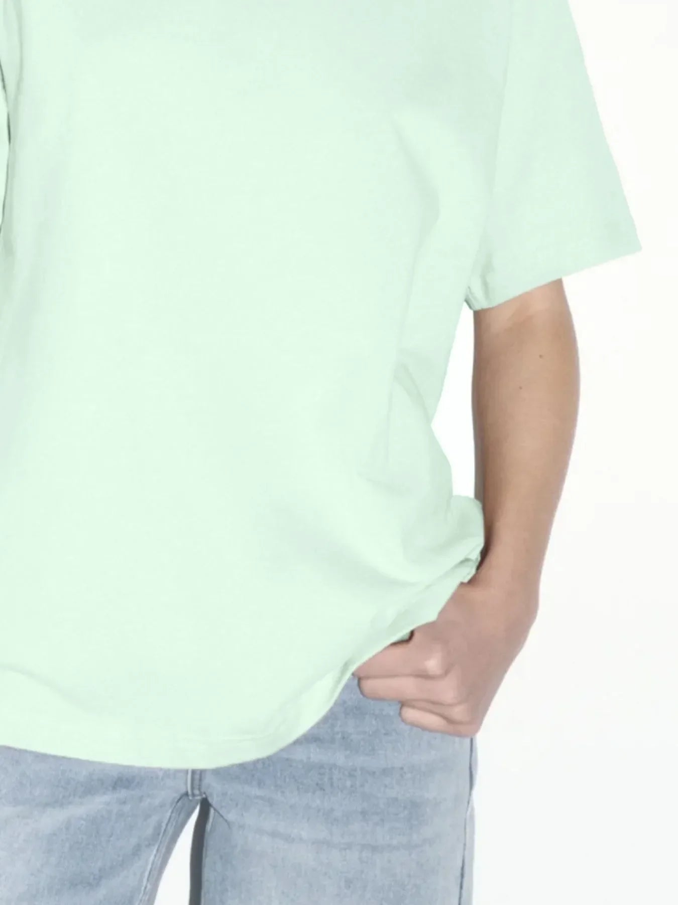 Plus Size Oversized Round Neck Short Sleeve T-Shirt