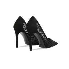 Pointy Toes Laced Court Heels