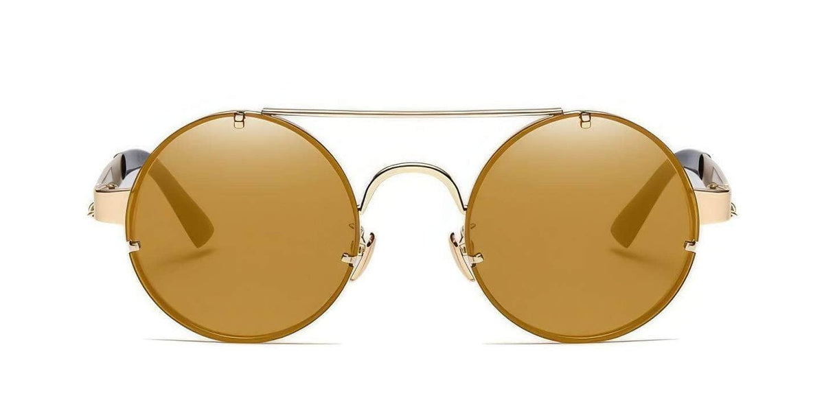 Premium Optical Retro Sunglasses Gold/Local Gold / Resin