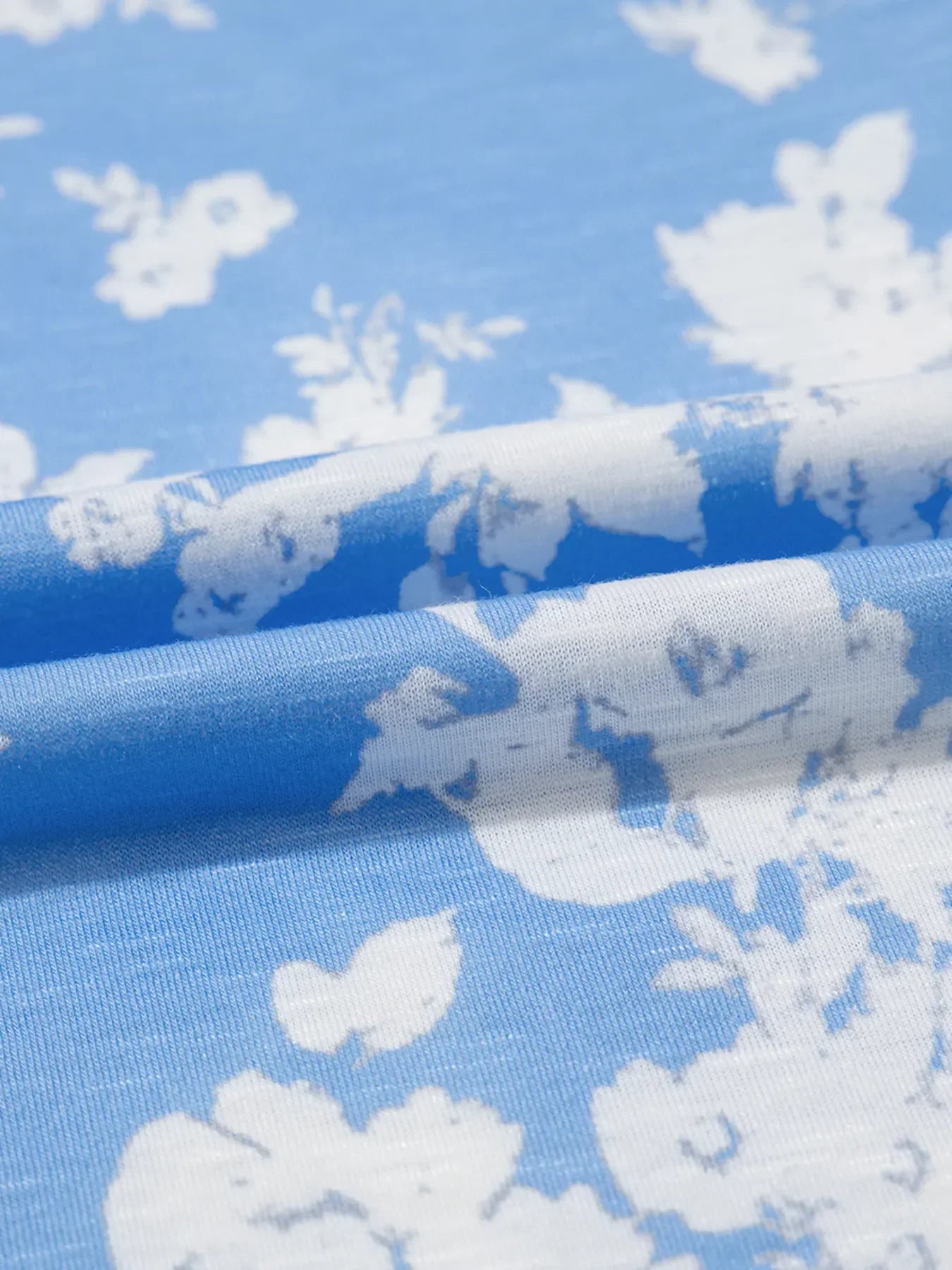 Printed Button-Front Wide Leg Jumpsuit