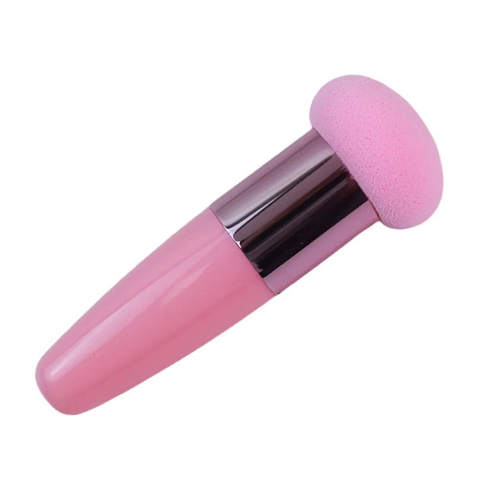 Professional Mushroom Head Makeup Brushes: Powder Puff with Handle